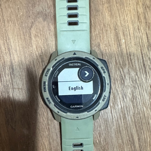 Garmin instinct Tactical Smartwatch - Olive and Black